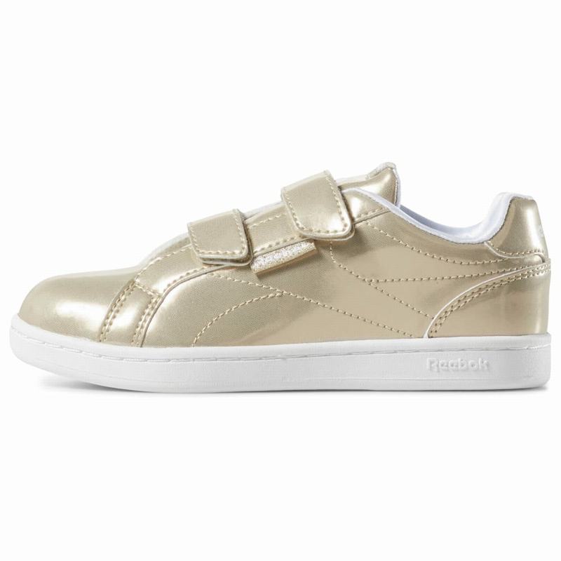 Tenisi Reebok Royal Complete Clean 2v Fete Aurii/Albi Romania KA8917VY